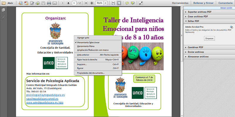 El Ayuntamiento de Guadalajara pone en marcha un “taller de inteligencia emocional para niños y niñas de 8 a 10 años”