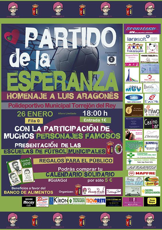 El Ayuntamiento de Torrejón del Rey y la empresa alcarreña Penny Brush homenajearán a Luis Aragonés con un partido Solidario 3 El Ayuntamiento de Torrejón del Rey y la empresa alcarreña Penny Brush homenajearán a Luis Aragonés con un partido Solidario