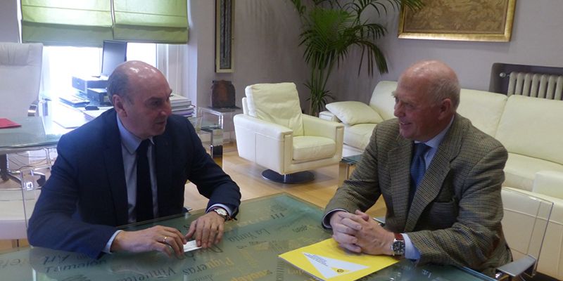 El presidente de la Diputación de Guadalajara se reúne con el decano del Colegio de Ingenieros Técnicos Industriales