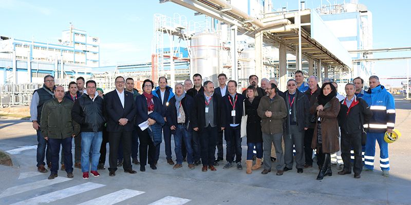 El Secretario General de UGT visita la planta de BASF en Marchamalo