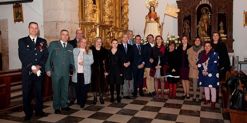 El subdelegado el Gobierno en Guadalajara participa de la festividad de la Virgen de la Paz en la localidad de Alovera
