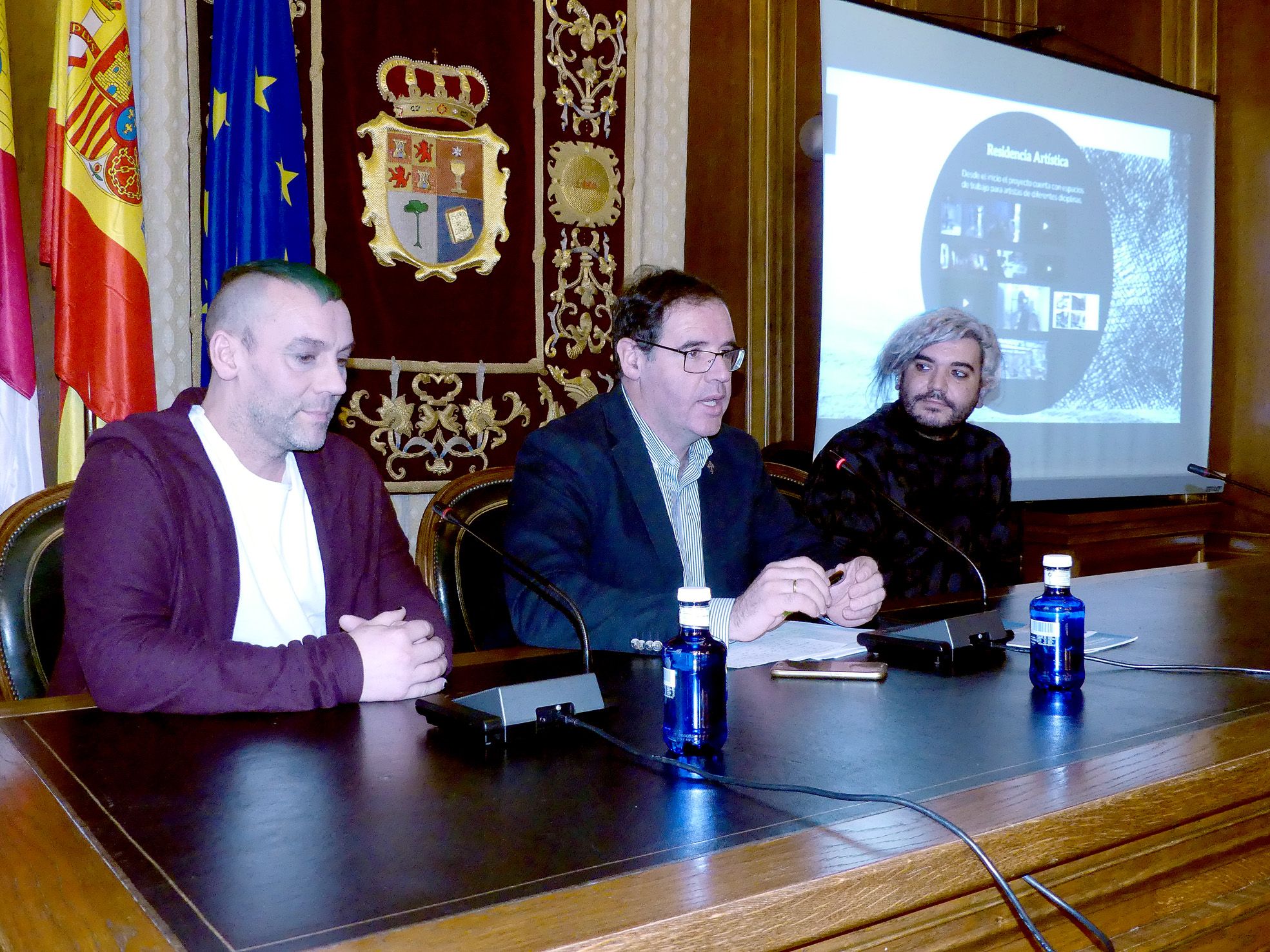 La estación de Cañada del Hoyo, la primera en albergar un proyecto dentro del programa de Diputación ‘Serranía en vía’