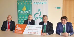 La Fundación Caja Rural Castilla-La Mancha entrega una ayuda ‘Workin’ de 6.000 euros a ASPAYM
