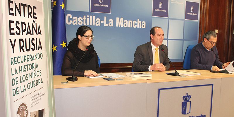 La Junta rinde homenaje a niñas y niños de la Guerra Civil con una exposición que incluye documentación de evacuados de Guadalajara