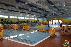 La Piscina Cubierta Luis Ocaña acogió una participativa II Jornada de Deporte Base en Edad Escolar de Natación