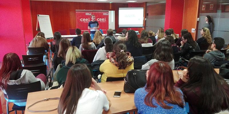 Los talleres para institutos del CEEI de Guadalajara comienzan con la visita del Colegio Diocesano Cardenal Cisneros 1 Los talleres para institutos del CEEI de Guadalajara comienzan con la visita del Colegio Diocesano Cardenal Cisneros