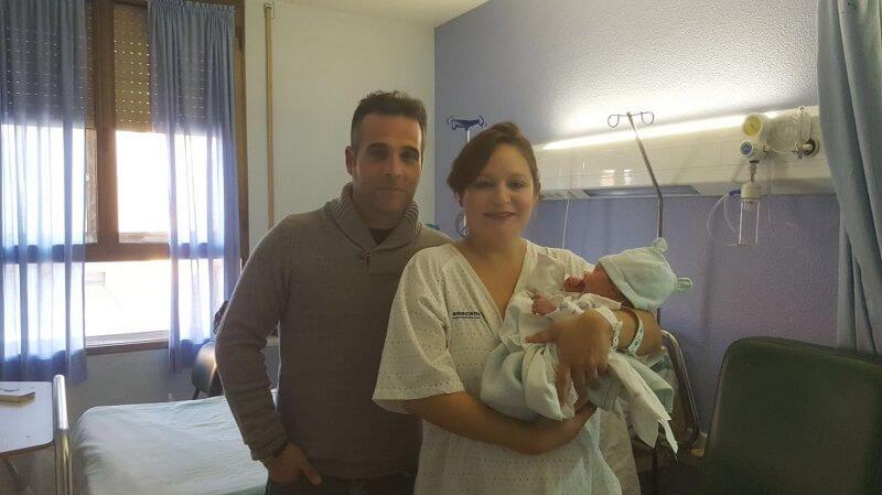 Oliver, segundo hijo de Laura, primer bebé nacido en 2018 en Guadalajara