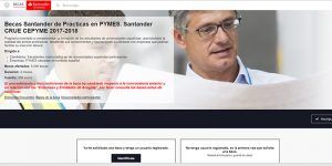 Amplíado el plazo de inscripción para las BECAS SANTANDER CRUE-CEPYME