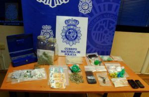 Detenida una persona y desarticulado un punto de venta de droga en un pub de Cuenca