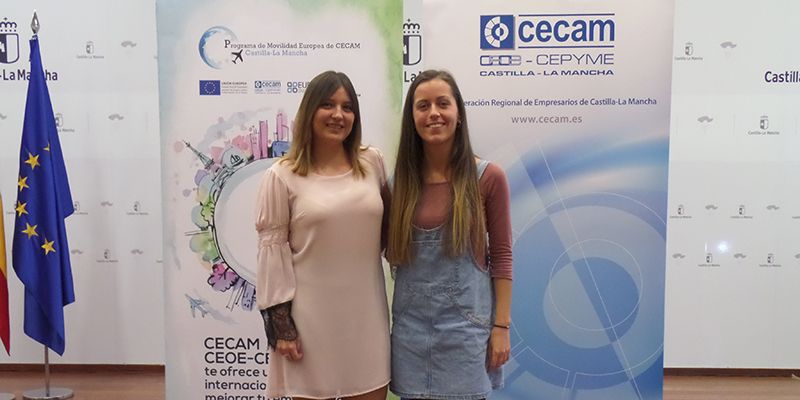 Dos jóvenes conquenses hacen prácticas en Bruselas dentro del programa de movilidad europea de CECAM