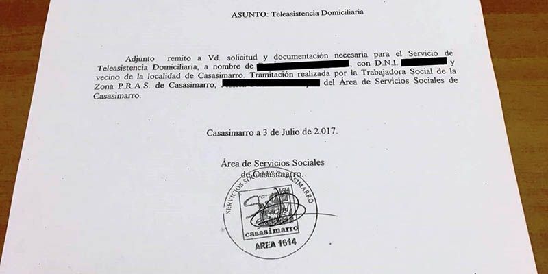 El PP denuncia el caso de un anciano de Casasimarro que lleva siete meses esperando a que la Junta le conceda la Teleasistencia