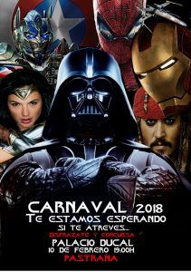 Homenaje al cine de aventuras en el carnaval de Pastrana