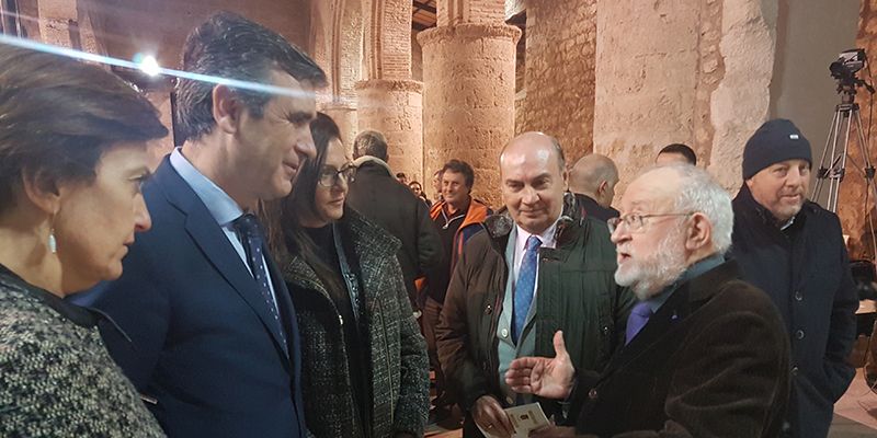 José Manuel Latre felicita a la Banda de Música de Brihuega por su 150 aniversario