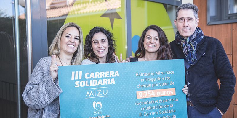 La III Carrera solidaria Mizu recauda casi 10.000 euros a favor de Apanag