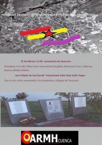 La sanidad republicana durante la guerra centran las jornadas de homenaje a las Brigadas Internacionales de Tarancón