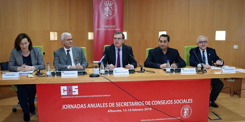 La UCLM acoge la celebración de las Jornadas Anuales de Secretarios de Consejos Sociales