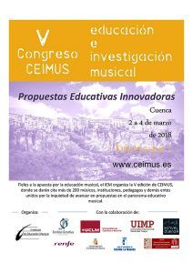 La UCLM y la sede de la UIMP en Cuenca acogen el V Congreso de Educación e Investigación Musical “CEIMUS”