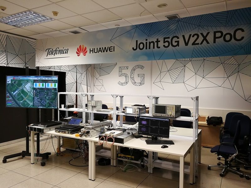 Telefónica y Huawei completan la primera prueba de concepto en el mundo sobre conducción asistida