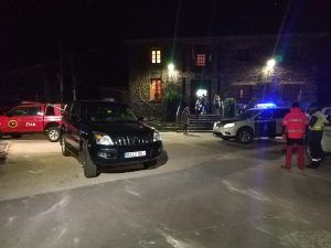 Un autobús con 36 pasajeros queda atrapado por la nieve en el Puerto de la Quesera en Guadalajara