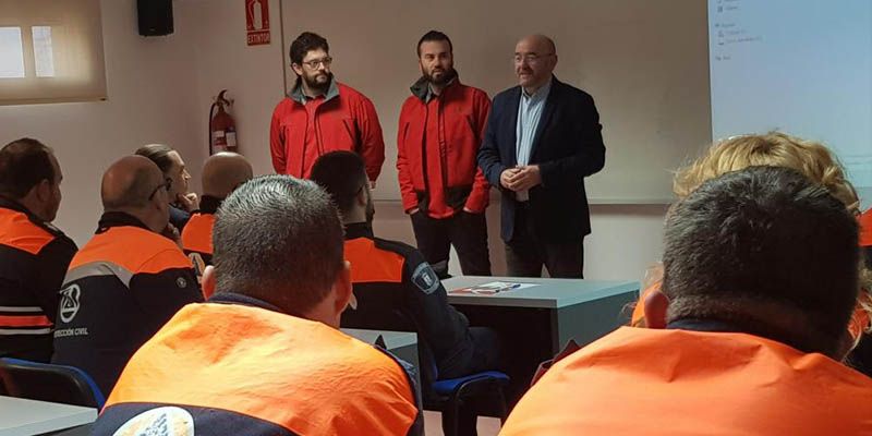 Unos 40 voluntarios de Protección Civil de agrupaciones conquenses y toledanas se forman en extinción de incendios en vegetación