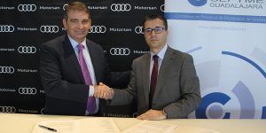 CEOE-Cepyme Guadalajara y Motorsan-Audi firman un convenio de colaboración