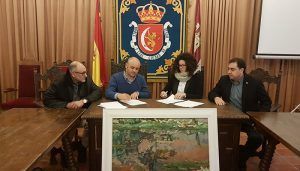 Cesión de la pintura “Paisaje” de Pedro de Matheu al MAC Florencio de la Fuente