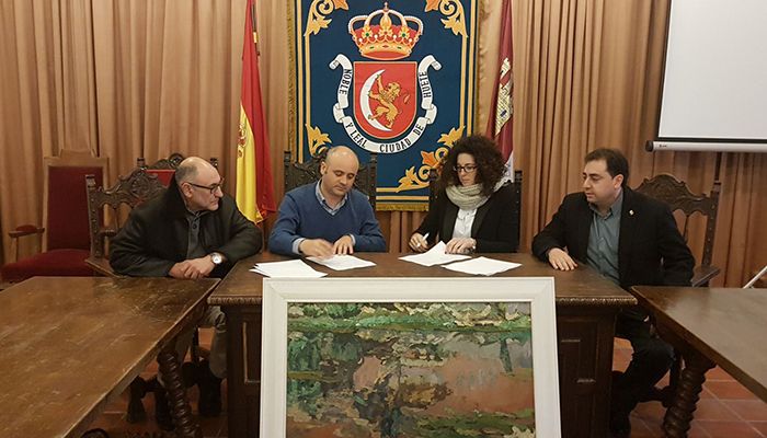 Cesión de la pintura “Paisaje” de Pedro de Matheu al MAC Florencio de la Fuente