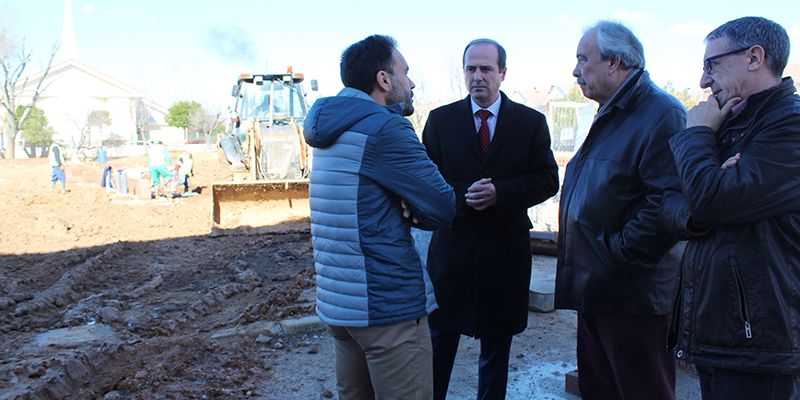 Comienzan las obras del gimnasio del colegio Maestra Plácida Herranz, en las que el Gobierno regional invertirá 235.871 euros