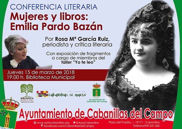 Conferencias en la Biblioteca de Cabanillas para conocer a dos pioneras de las letras Pardo Bazán y Mary Shelley