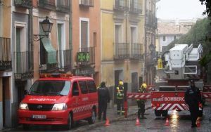 Desalojado el edificio del Casco Antiguo de Cuenca en el que vivió José Luis Coll