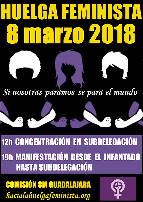 El 8-M Ahora Guadalajara estará en la calle apoyando la huelga femenista 3 El 8-M Ahora Guadalajara estará en la calle apoyando la huelga femenista