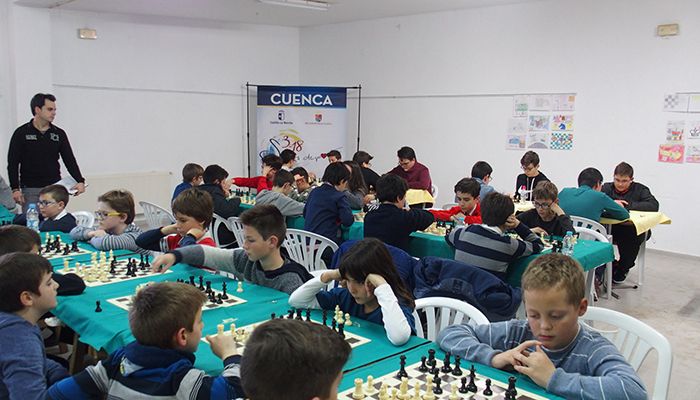 El Campeonato Provincial de Ajedrez en Edad Escolar reunió a 76 jóvenes promesas en Valverde de Júcar