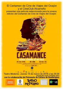 El jueves, 15 de marzo, la película finalista en el Certamen de Cine de Viajes del Ocejón en el Moderno