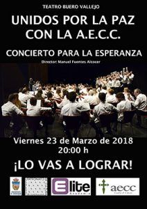 El viernes, 23 de marzo, música contra el cáncer en el Buero Vallejo