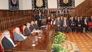 José Vicente Saz toma posesión como nuevo rector de la Universidad de Alcalá