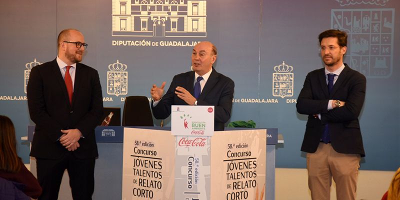 La Diputación de Guadalajara acoge a los escolares participantes en el 58º Concurso de Jóvenes Talentos de Relato Corto de Coca-Cola