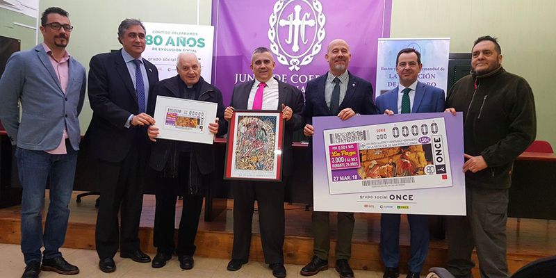 La Ilustre y Venerable Hermandad de la Negación de San Pedro, de Cuenca, en el cupón de la ONCE