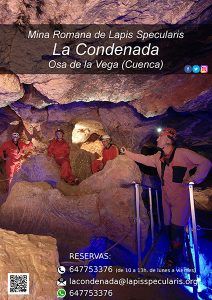 La mina romana de lapis specularis ‘La Condenada’ de Osa de la Vega vuelve a recibir visitantes a partir del 28 de marzo