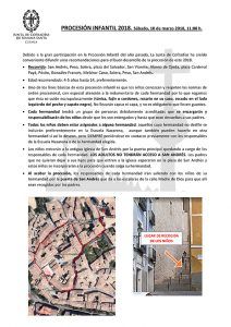 La Procesión Infantil saldrá de San Andrés y contará con más pasetes y niños inscritos que nunca