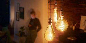 Luz elegante y acogedora con las nuevas bombillas LED de filamento gigante que no necesita tulipa