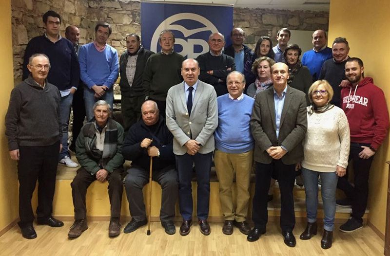 Primitivo Alguacil seguirá al frente del Partido Popular de Sigüenza y trabajará en equipo para fortalecer la Ciudad del Doncel