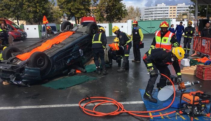 Seis bomberos de Cuenca participan en el I Encuentro Formativo de Rescates en Accidentes de Tráfico en Córdoba