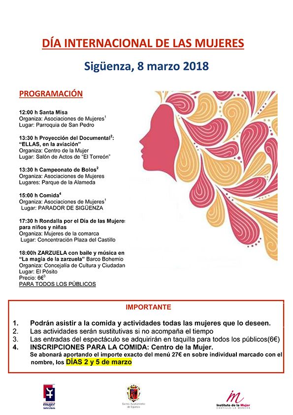 Sigüenza celebrará este jueves el día Internacional de la Mujer