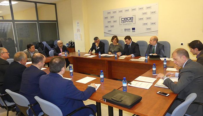 CEOE-Cepyme Cuenca pide la colaboración a la Junta para captar empresas