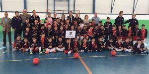 Clausura de la liga del benjamín de fútbol-sala del Corredor