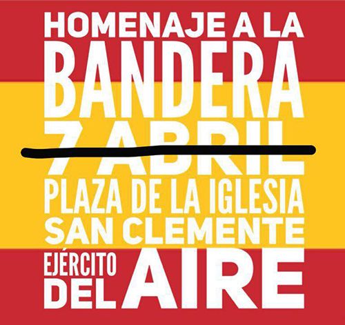 El Ejército del Aire pospone el Homenaje a la Bandera de San Clemente por meteorología adversa 3 El Ejército del Aire pospone el Homenaje a la Bandera de San Clemente por meteorología adversa