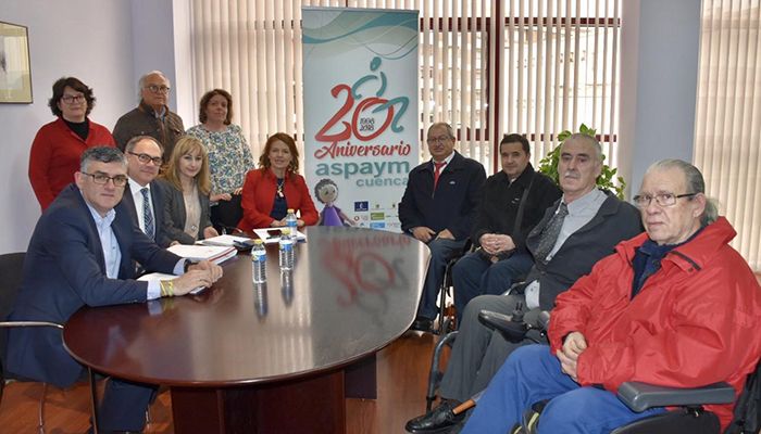 El Gobierno de Castilla-La Mancha destaca la labor de ASPAYM Cuenca en su 20 aniversario