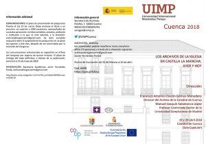 La historia de los archivos eclesiásticos, a debate en un congreso de UIMP Cuenca
