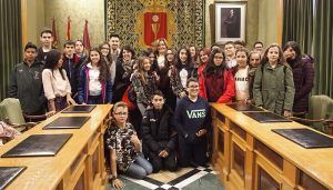 Marta Segarra recibe a alumnos de Toledo que participan en la V edición del programa ‘Aula de Patrimonio’