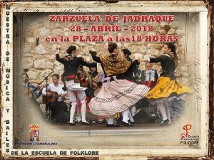 Muestra de música y bailes tradicionales de la Escuela de Folklore de la Diputación mañana sábado en Zarzuela de Jadraque